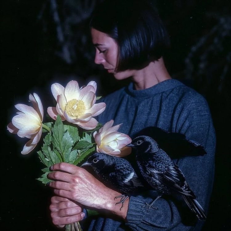 Bird & flowers 03